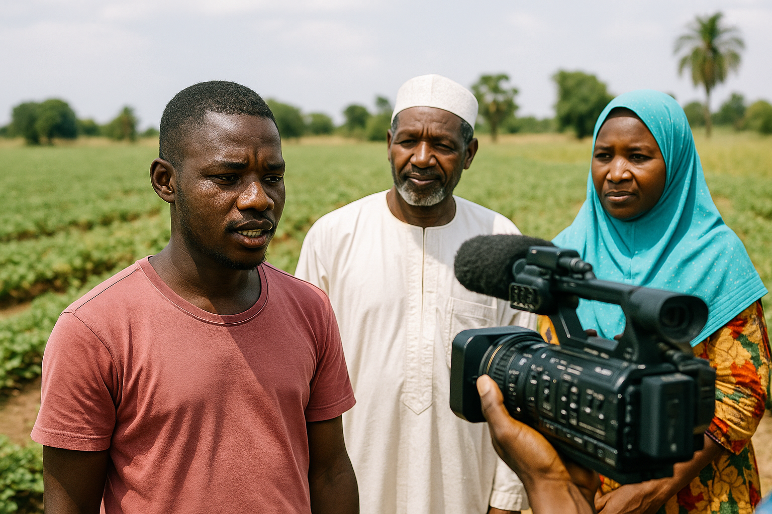 زيارة ميدانية لمشروع زراعي ممول في الريف